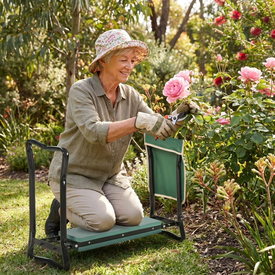 2-in-1 Folding Garden Kneeler & Seat